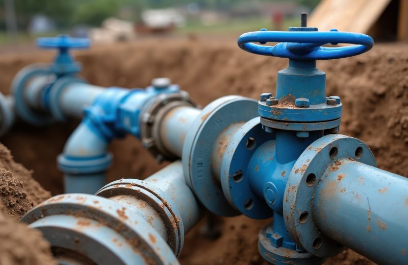 Broken Pipe Repair detail